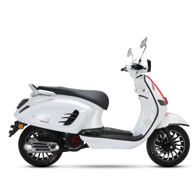 موتور سیکلت طرح وسپا برند کویر 150 S5  سفید