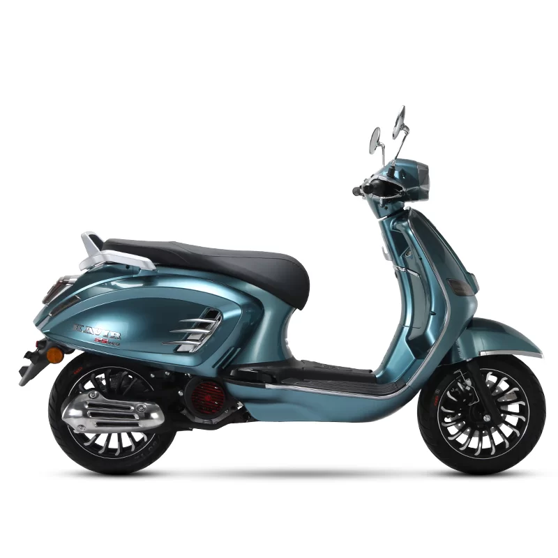 موتور سیکلت طرح وسپا برند کویر 150 S5 آبی